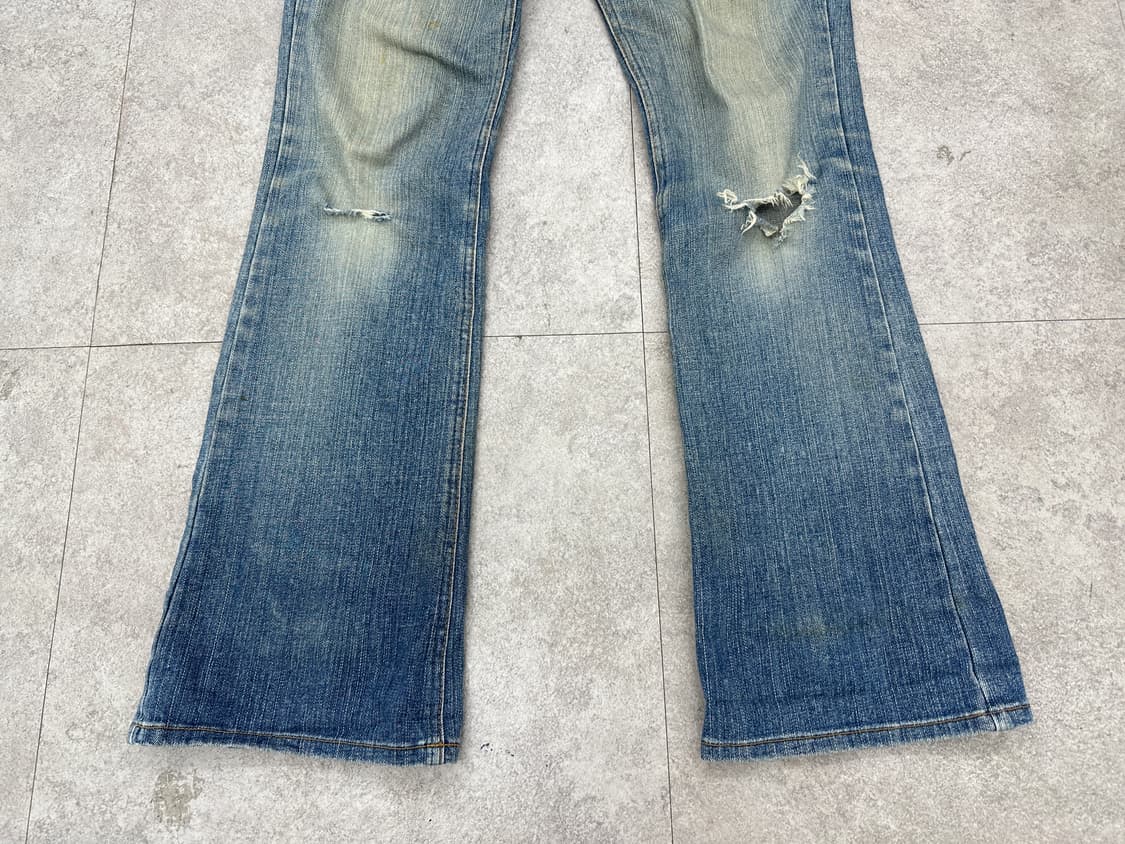 Vintage wow jeans destroyed flare denim  상품이미지8