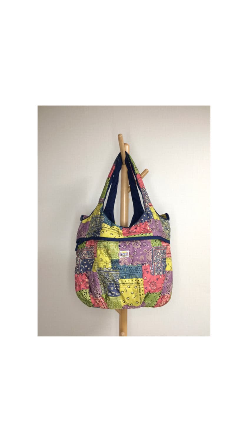 빈티지 에스닉 패치워크 패디드 크로스백 숄더백 상품이미지1