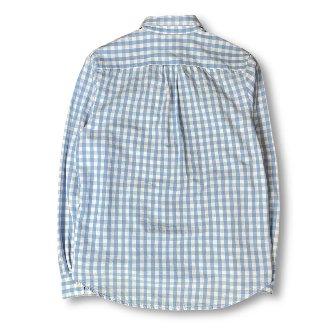 폴로랄프로렌 네이비포니 스카이블루 체크 긴팔 셔츠 L 상품이미지2