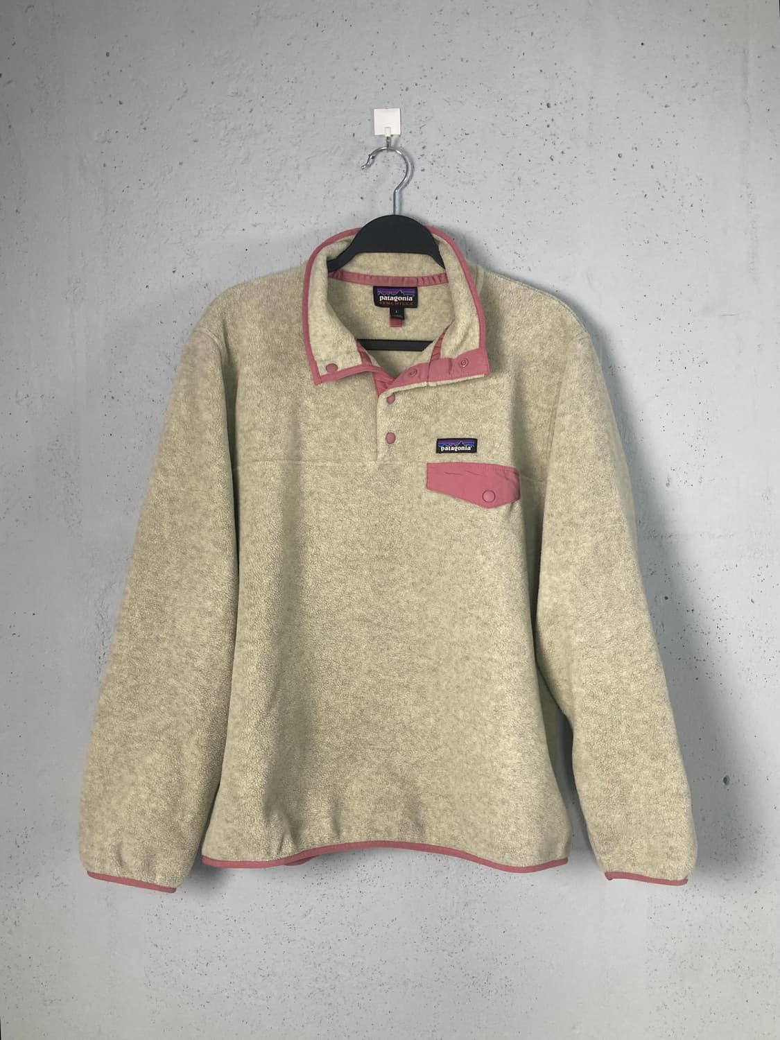 파타고니아 신칠라 풀오버 오트밀/라이트스타핑크 (L) 상품이미지6