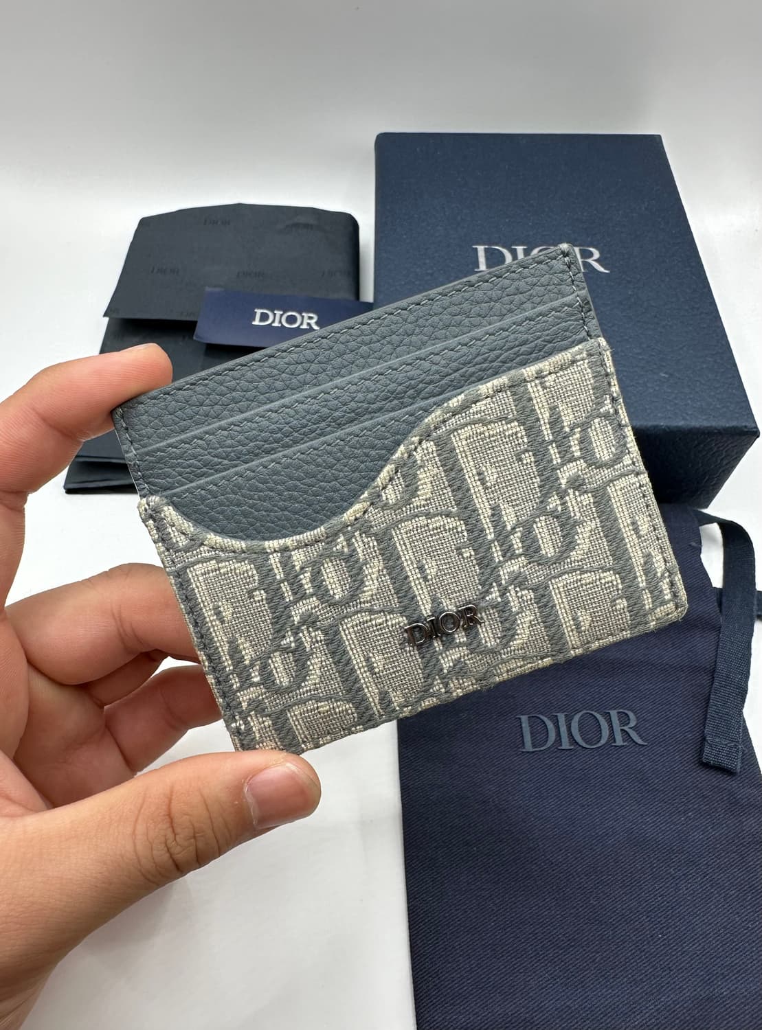 디올 오블리크 새들 카드지갑 상품이미지1