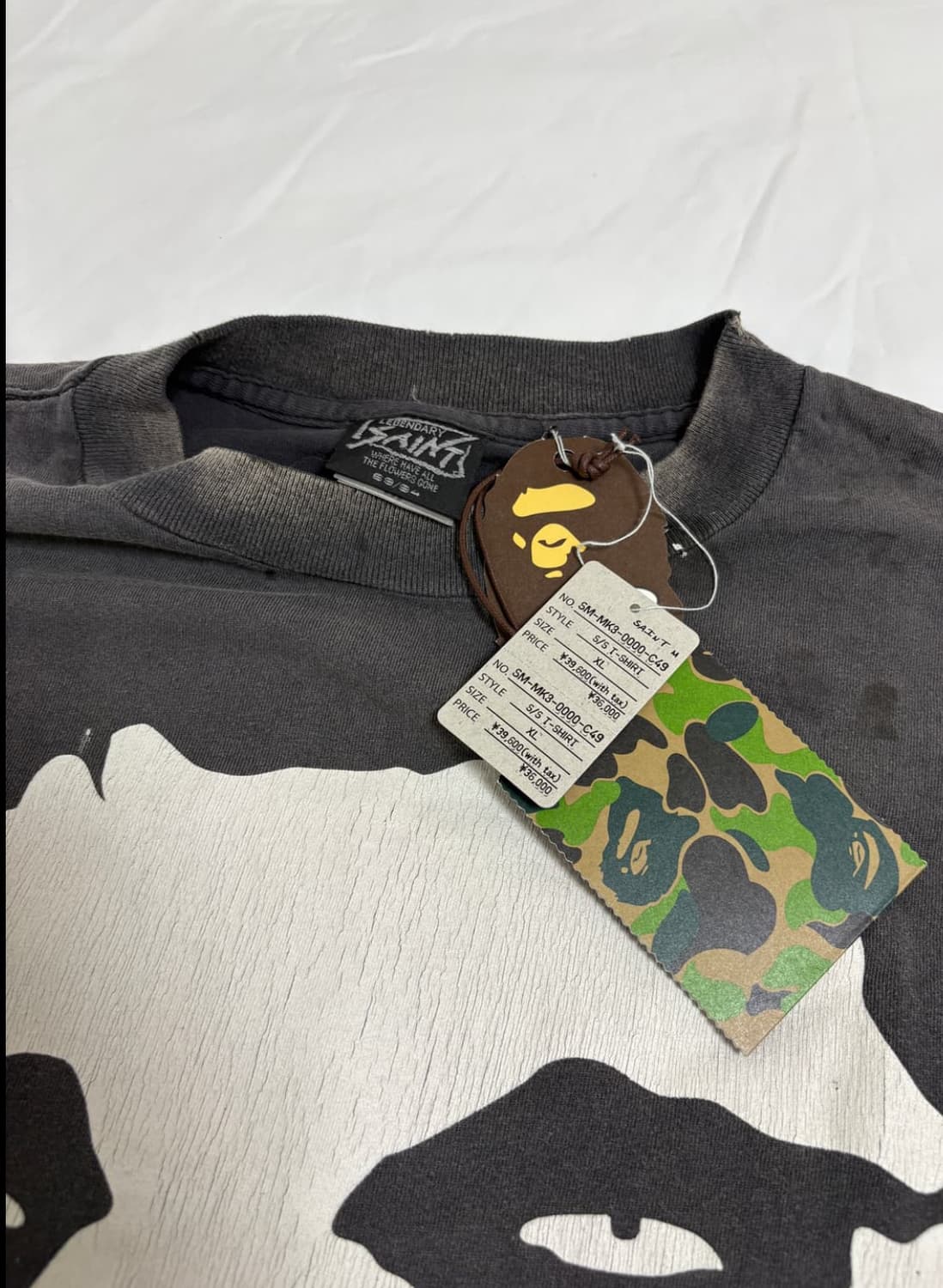 X bape half tshirts 반팔 티셔츠 상품이미지5