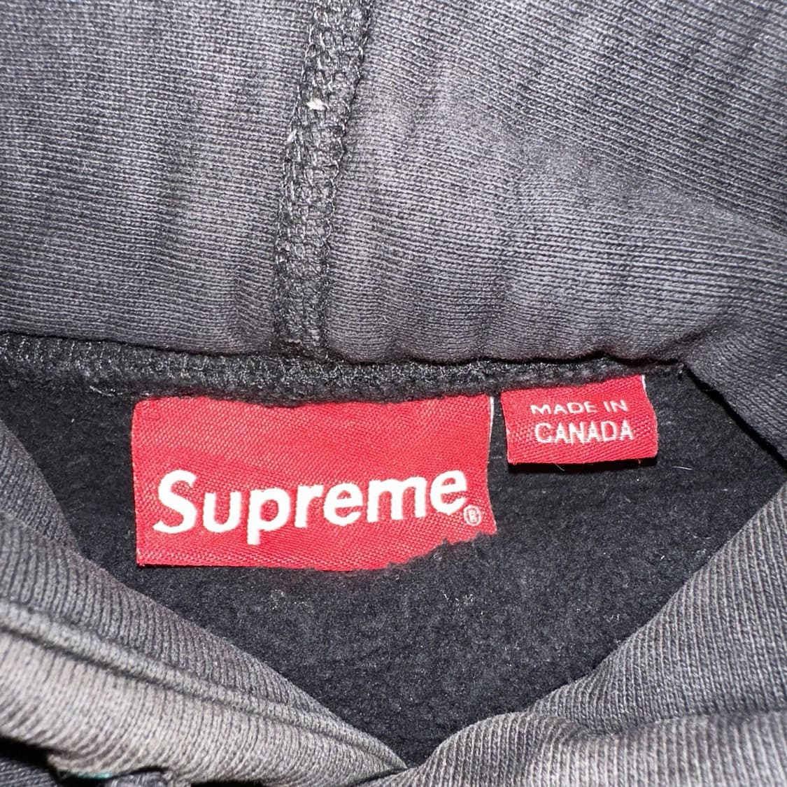 14FW 슈프림 X 러프 라이더스 풀오버 후드티 블랙 상품이미지5