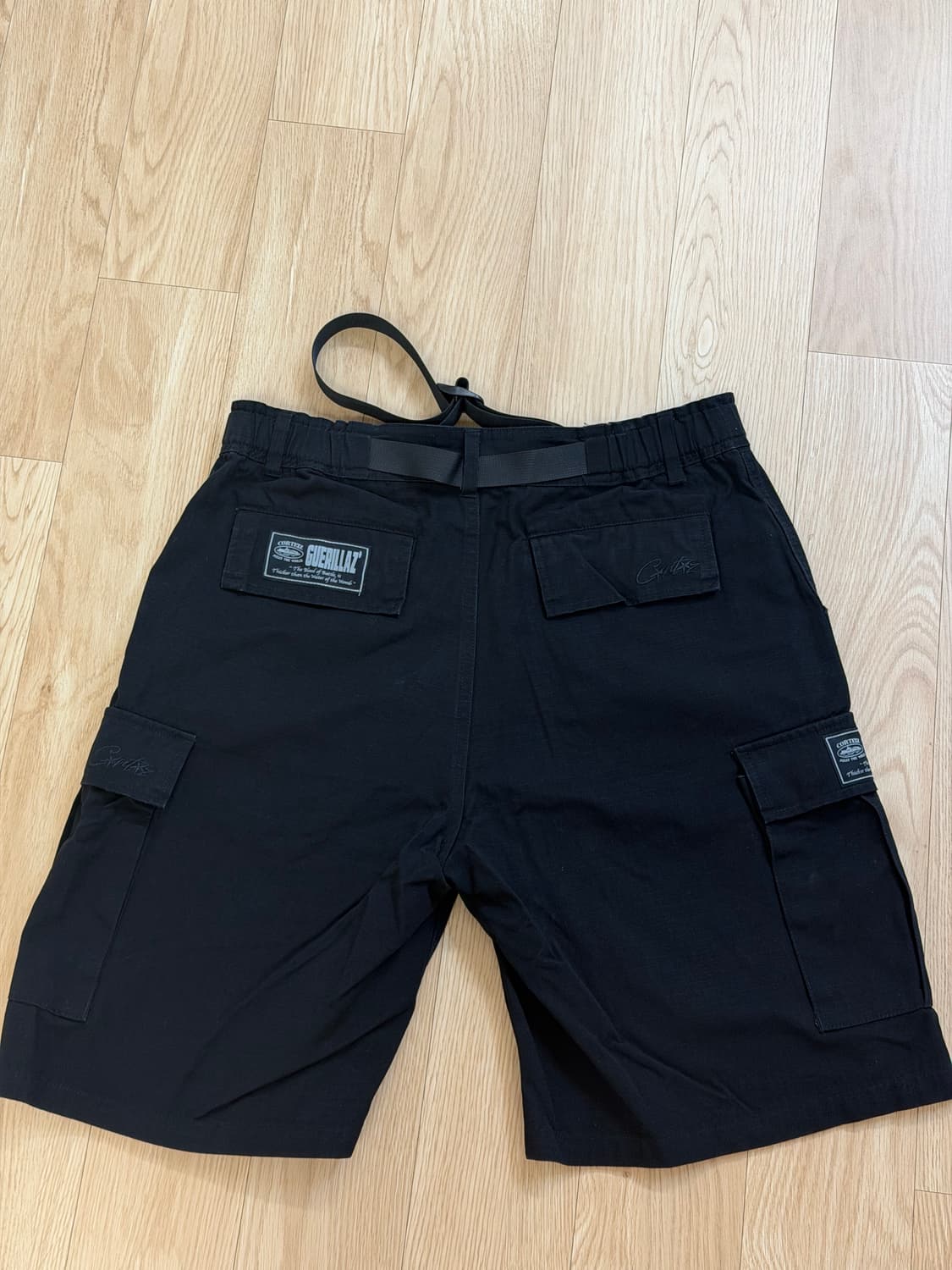 코르테이즈 corteiz 카고 반바지 트리플 블랙 상품이미지2