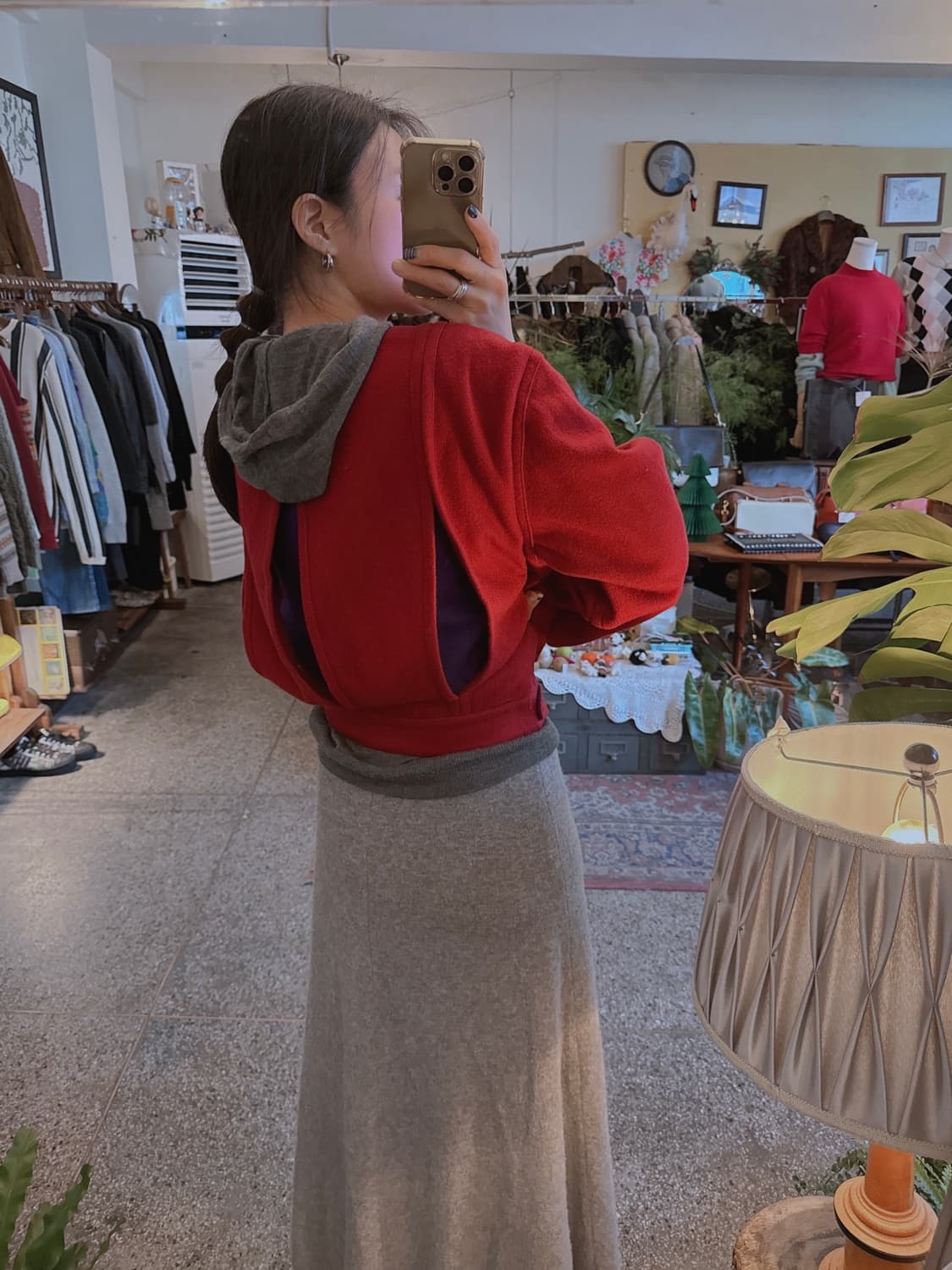 80s 장폴고티에 펌킨레드자켓 상품이미지2