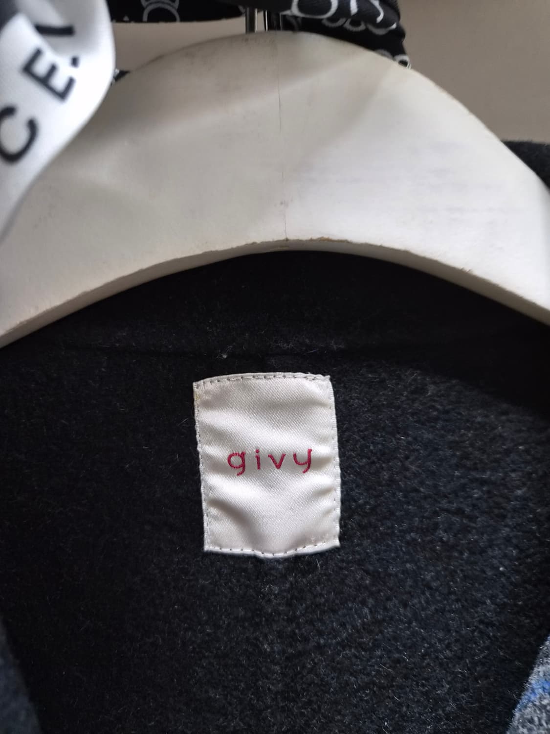 기비 체크 핸드메이드 코트 상품이미지2