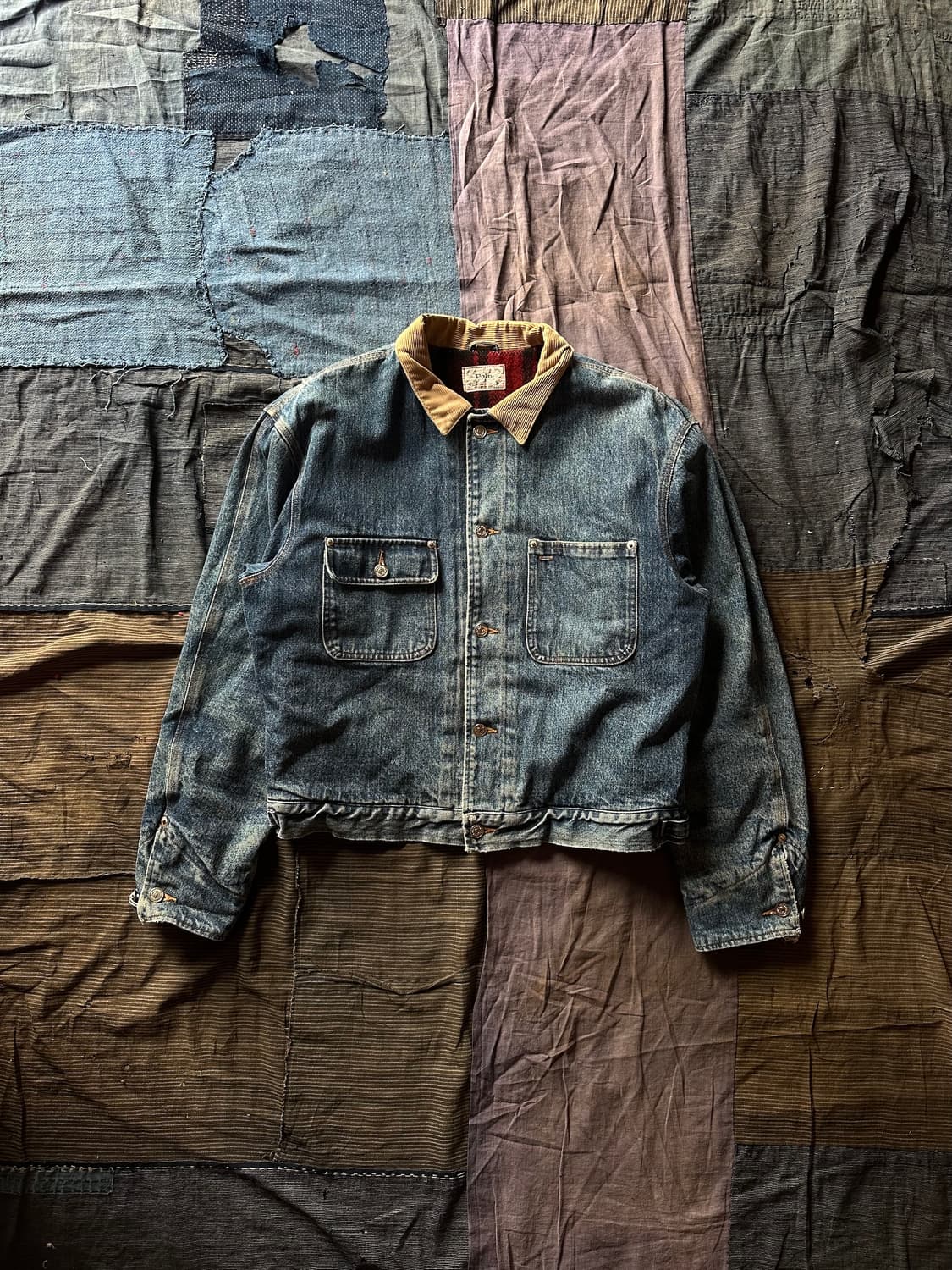 80s Polo Dungarees Denim Jacket 상품이미지1