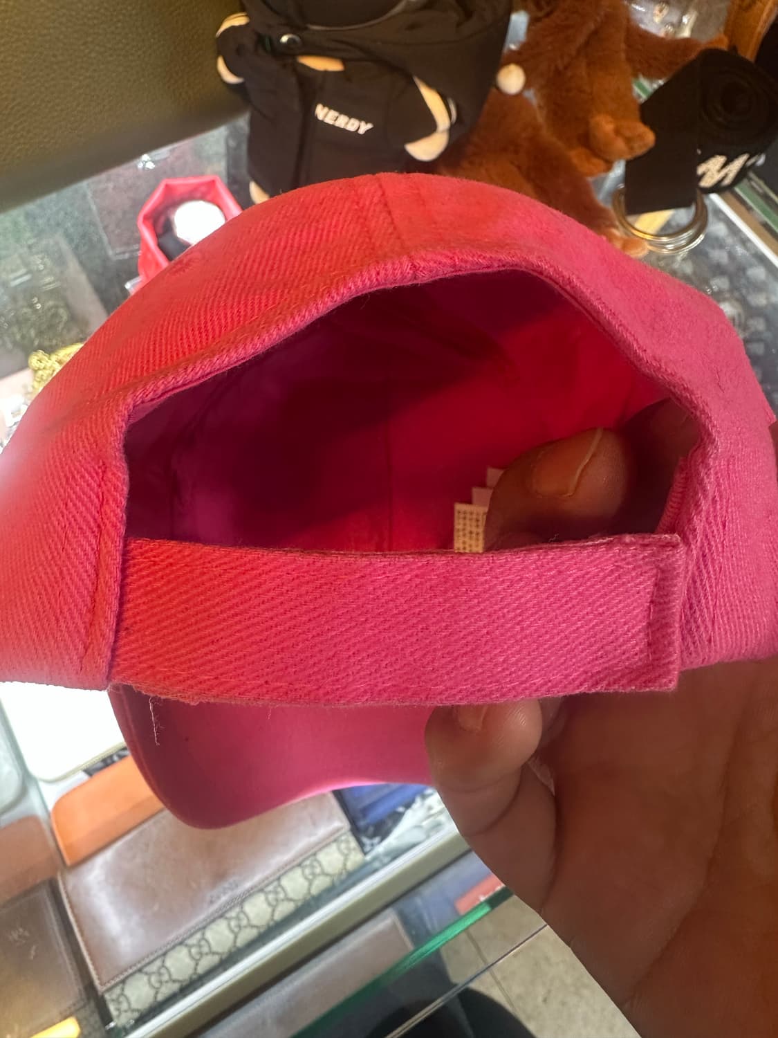 발렌시아가 핑크 볼캡 모자 상품이미지7