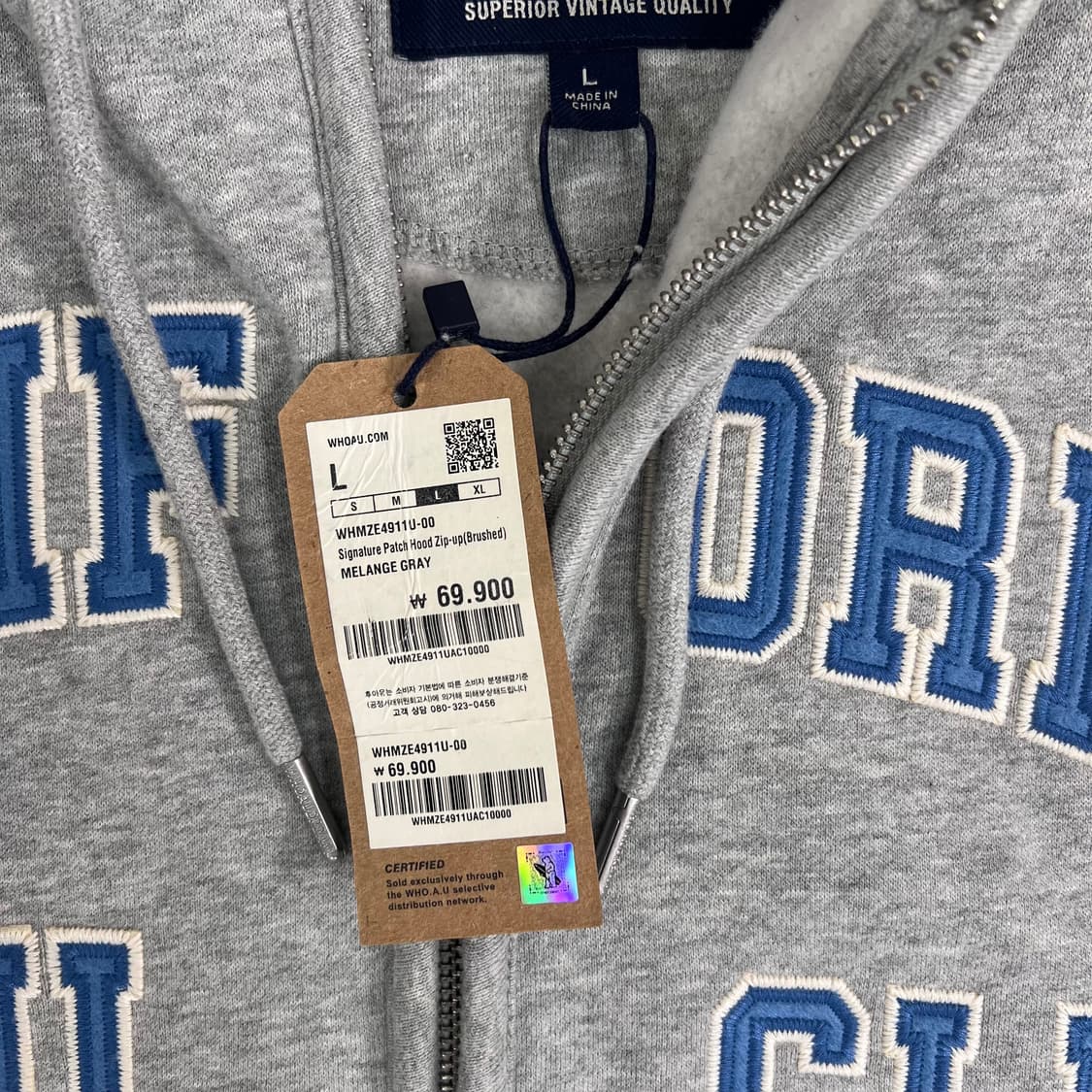 who.Au 캘리포니아 애슬레틱 클럽 후드 집업 상품이미지7