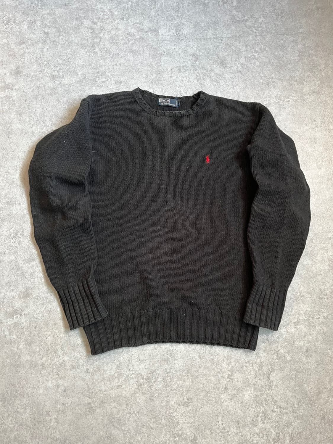 XL) 폴로 코튼 니트 상품이미지1