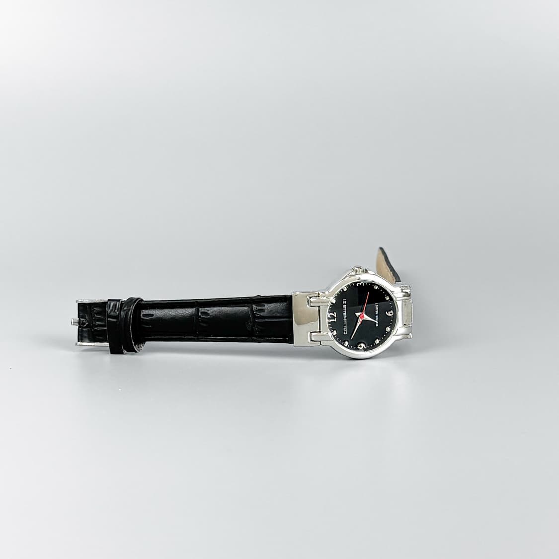 Columbus 블랙 레더 데드스탁 빈티지시계 상품이미지3