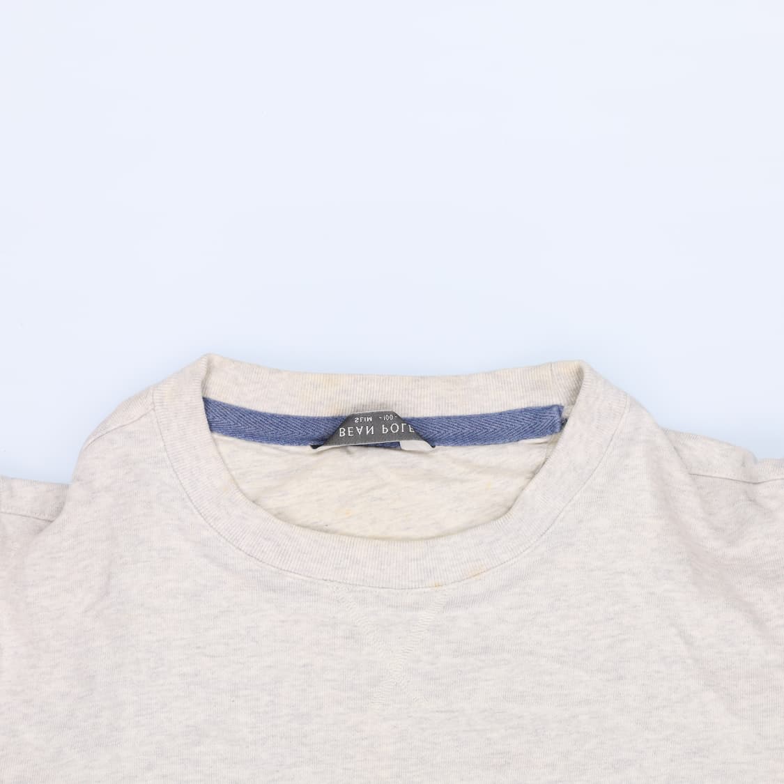 [100] 빈폴 배색 라운드 맨투맨 긴팔티 0112J 상품이미지3