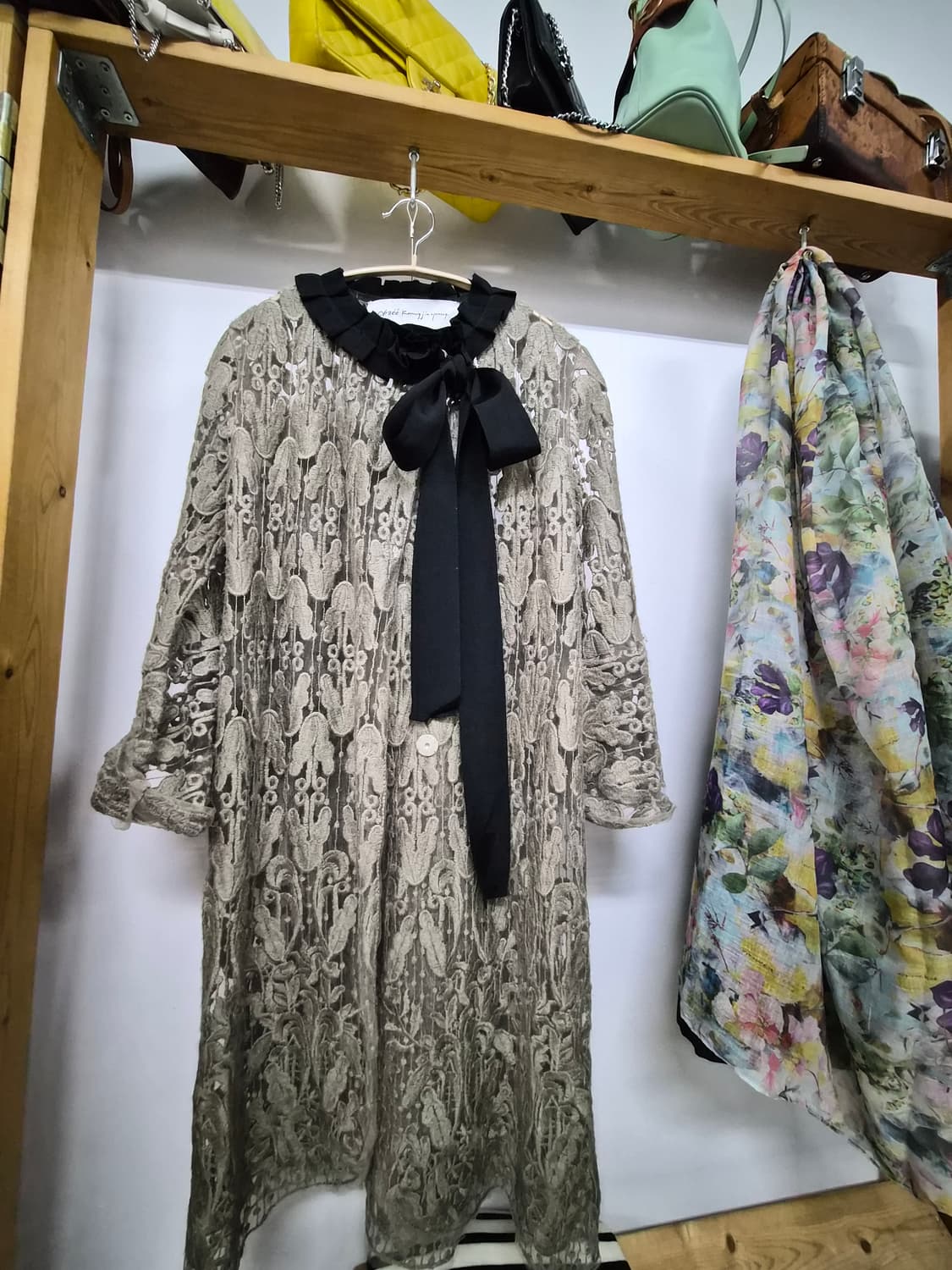 오브제 자수레이스 아우터 상품이미지1