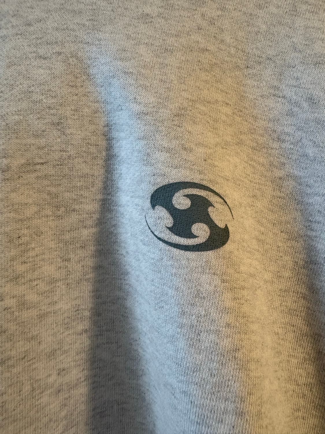 2) 22FW sansan gear 산산기어 로고 후드 화이트 멜란지 상품이미지4