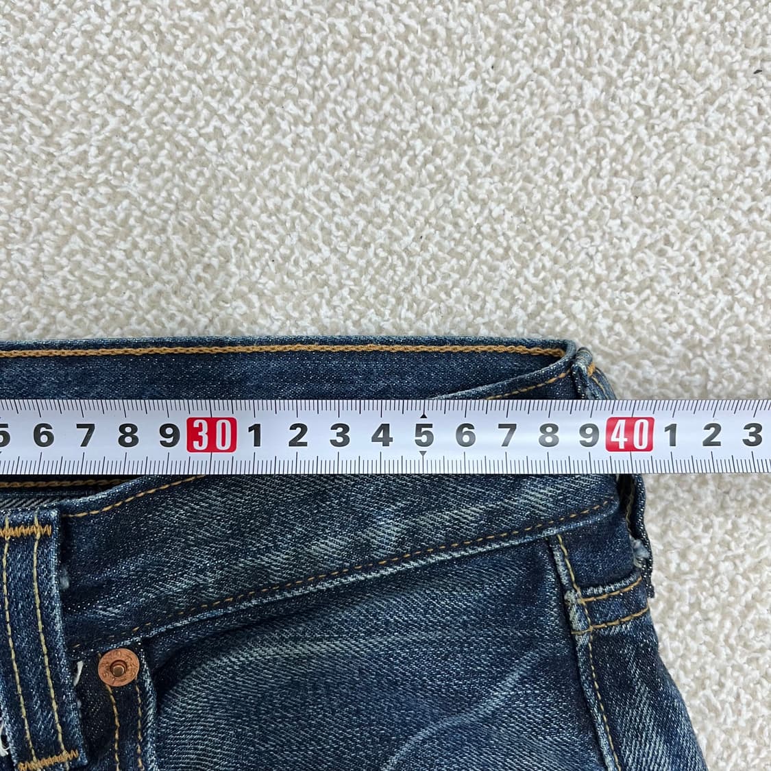 [32] 리바이스 501 오리지널핏 데님 청바지 0108M1 상품이미지7