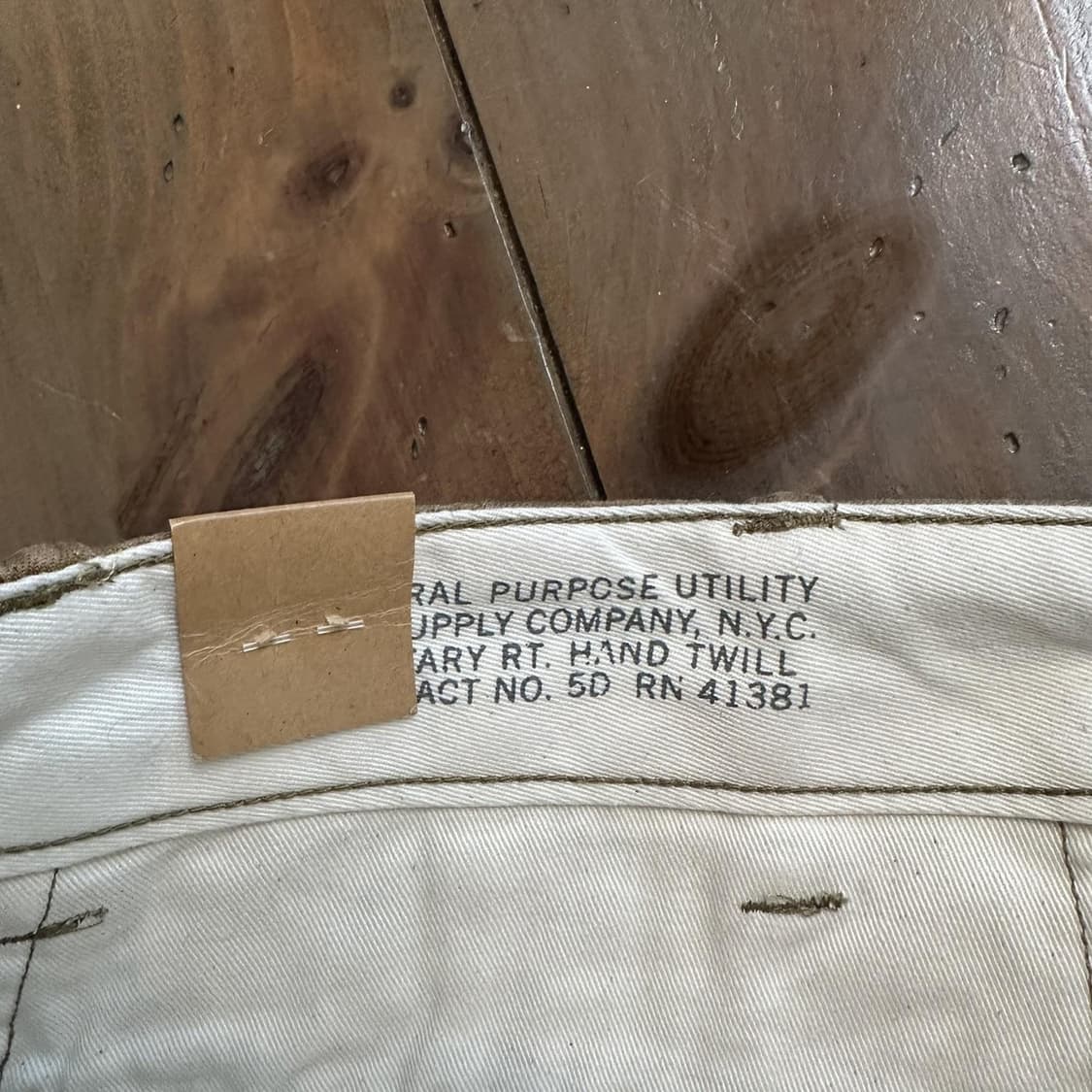 90s RRL 더블알엘 스탠다드 이슈 필드 치노 팬츠 카키 상품이미지6