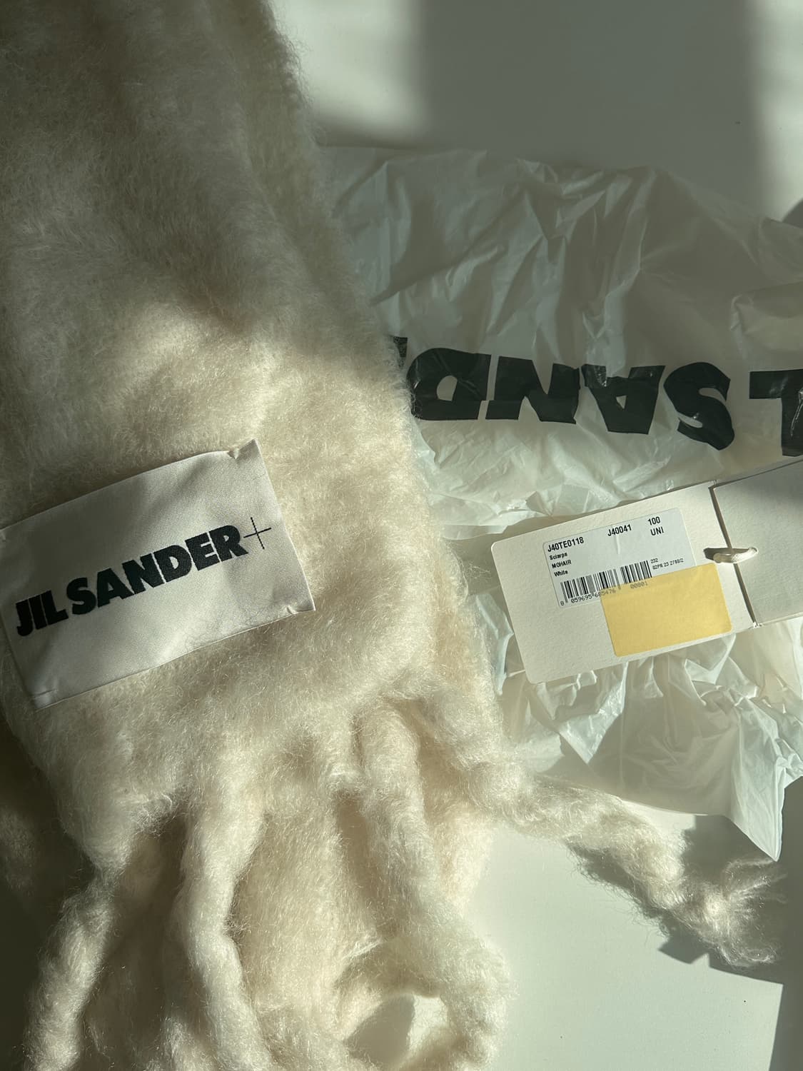 질샌더 모헤어 머플러 J40TE0118J40041100 상품이미지9