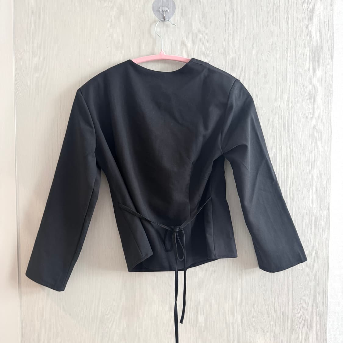 [새상품] ab.plus 스퀘어넥 스트링 블라우스 상품이미지2