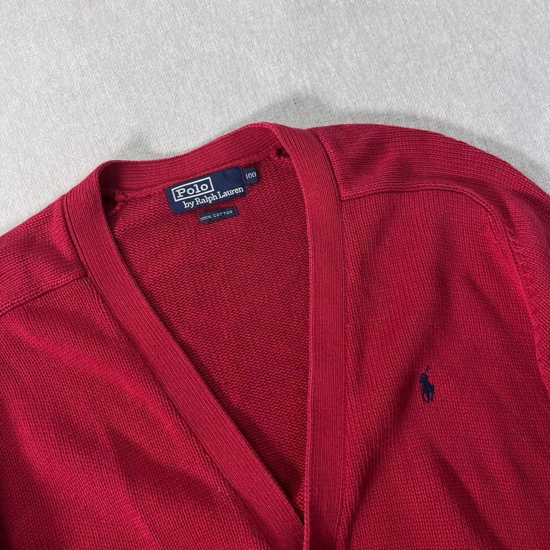 100 폴로랄프로렌 90s 코튼 가디건 상품이미지2