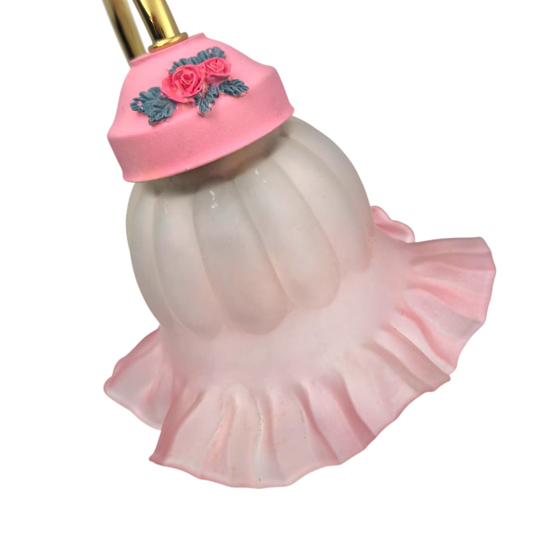 90s 키시마 꽃포지 불투명 프릴 테이블 램프 상품이미지6