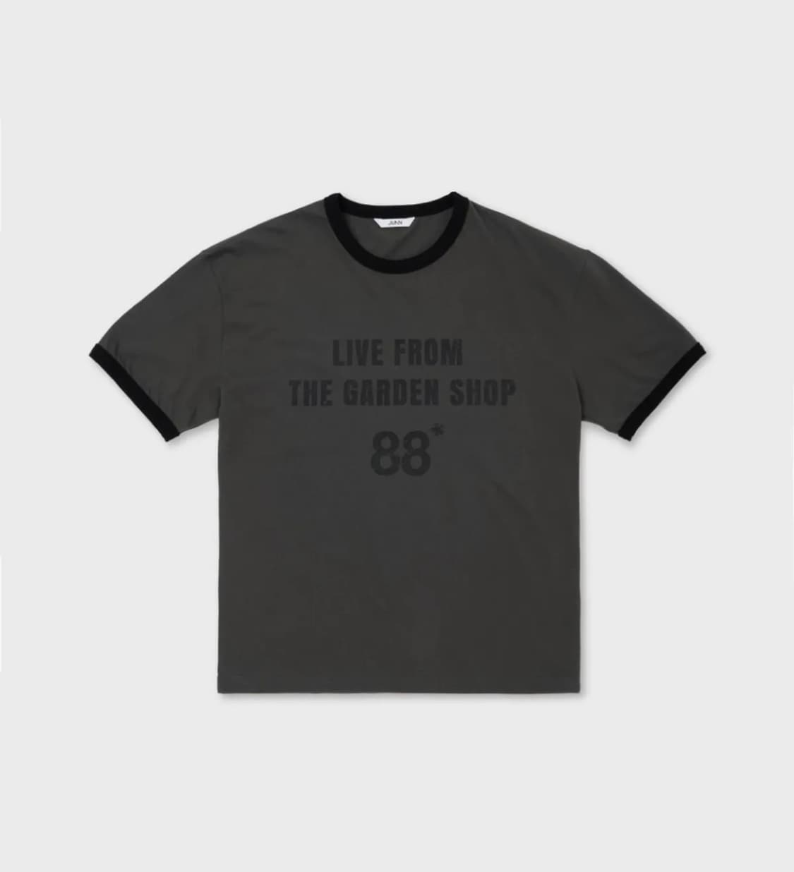 (새상품/L) 주앙옴므 라이브 가든샵 링거 하프 슬리브 (차콜) 상품이미지2