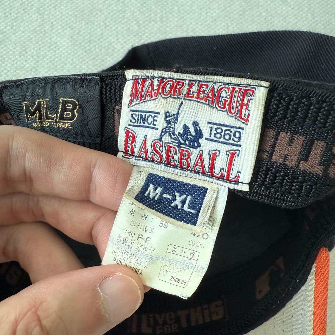 [둘레59]mlb 오클라호마 볼캡 상품이미지3