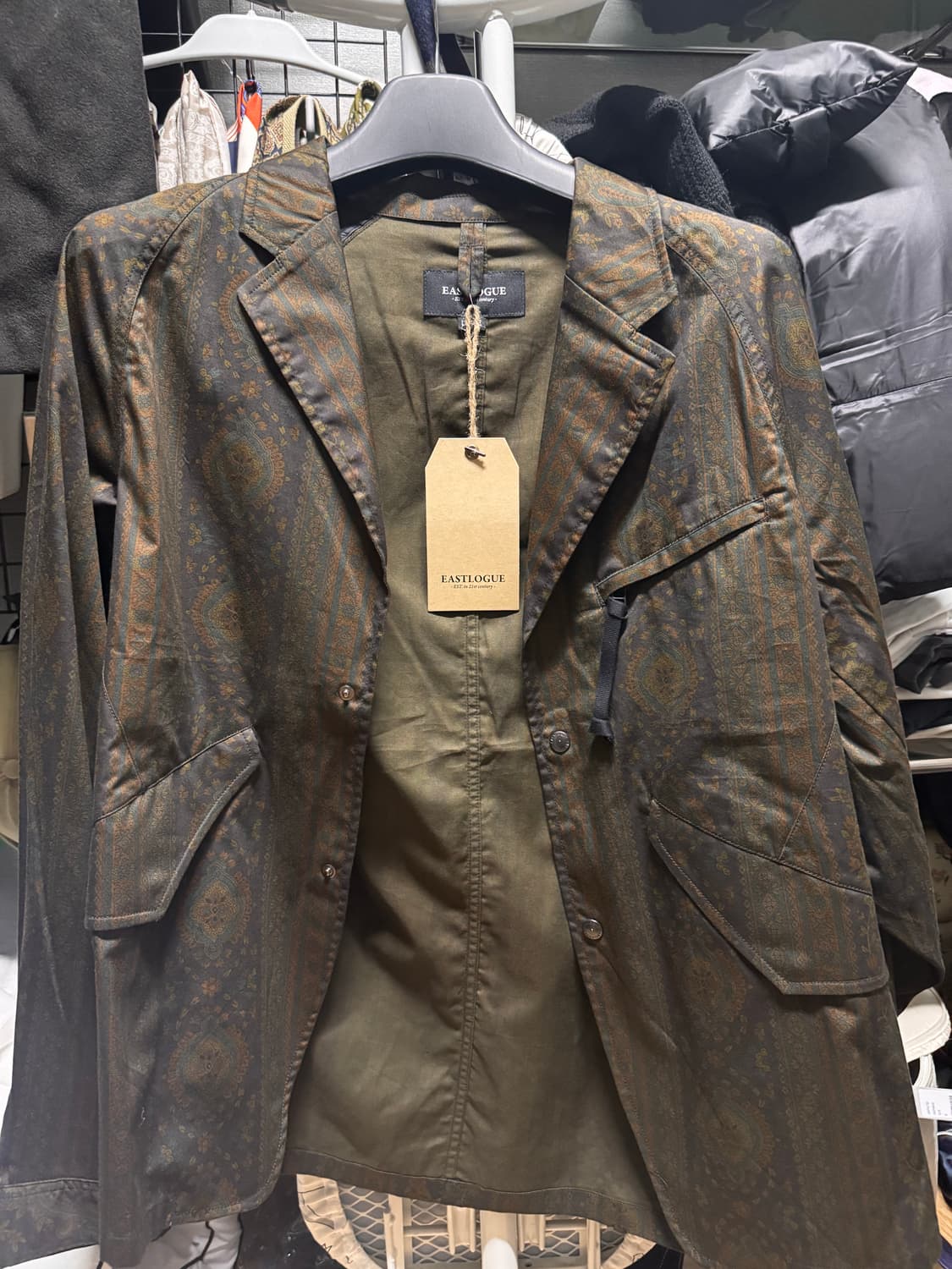 이스트로그 패이즐리 자켓 L사이즈 새상품 상품이미지2