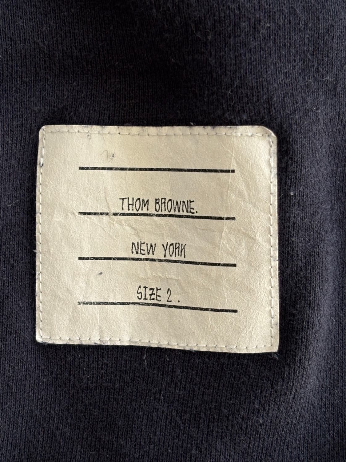 Thom Browne 톰브라운 네이비 스웨트셔츠  상품이미지4