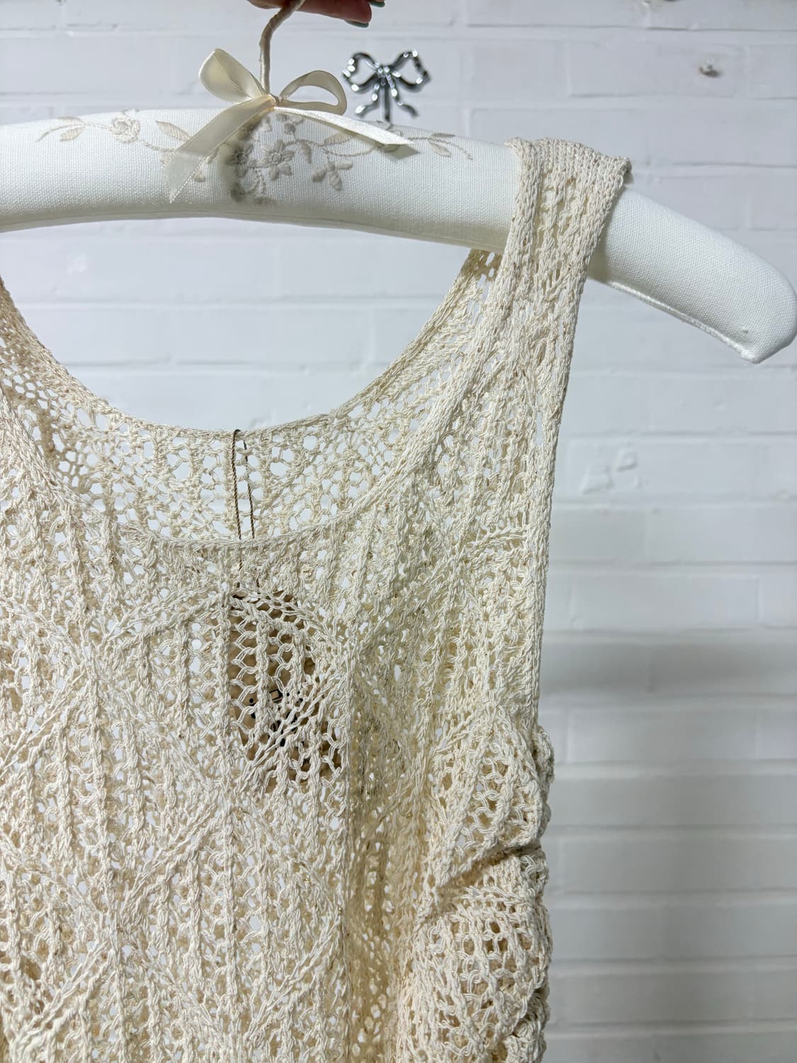 jpn vintage Net knit top 상품이미지4