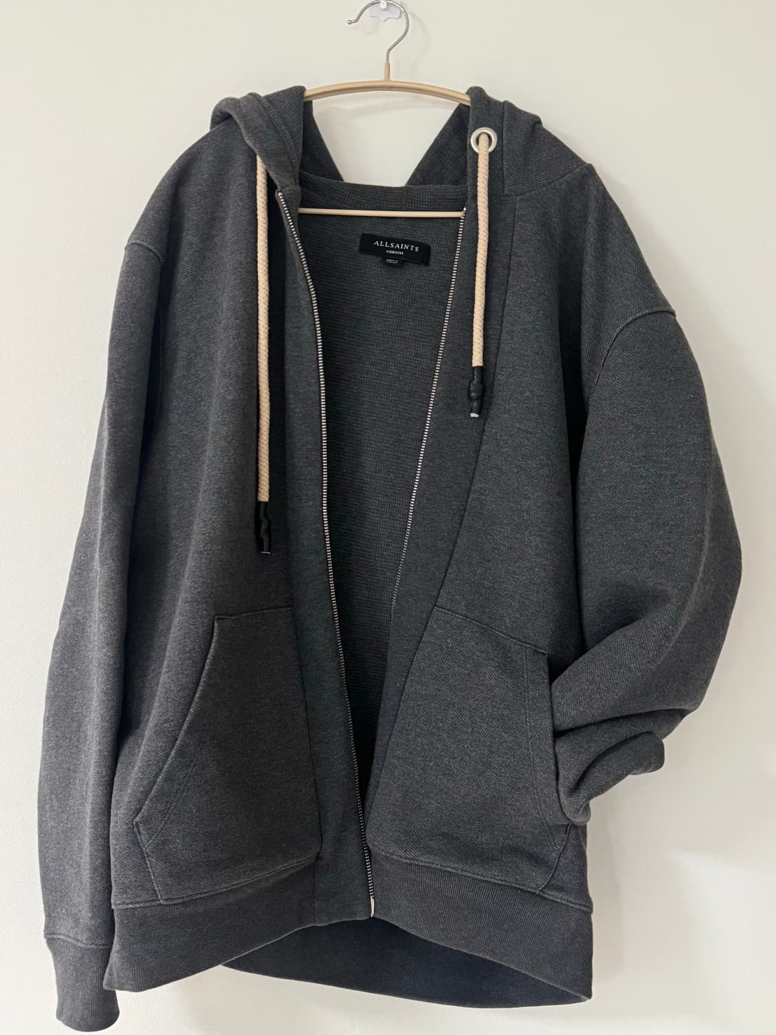 올세인츠 후드 집업 그레이 상품이미지1