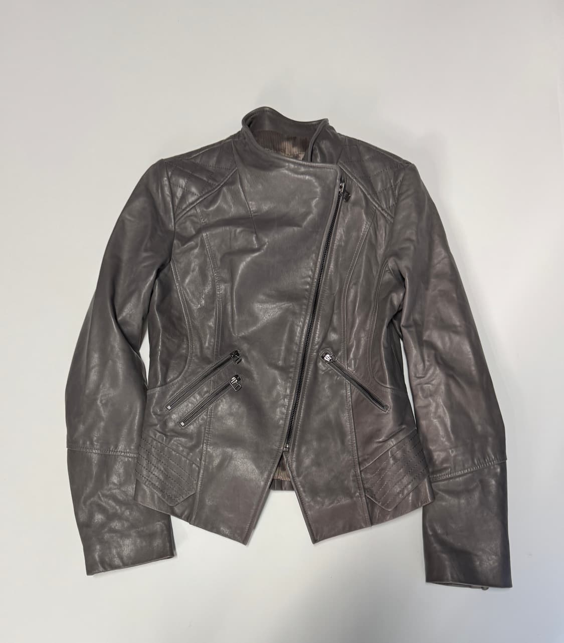 여성 이태리 빈티지 천연 양가죽 라이더 자켓 44 상품이미지1