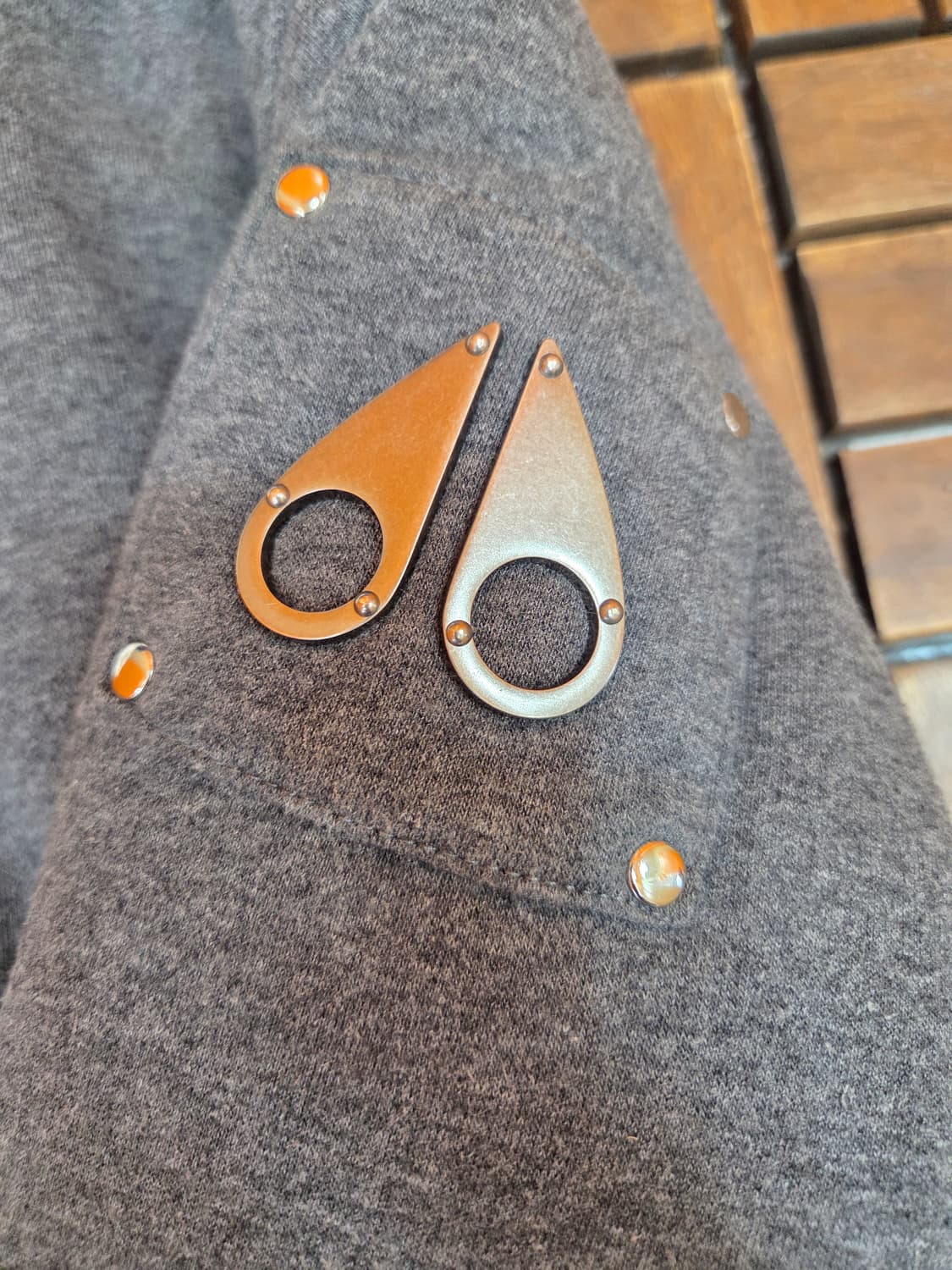 L 무스너클 버니 후드집업 그레이 퍼 안감 상품이미지2