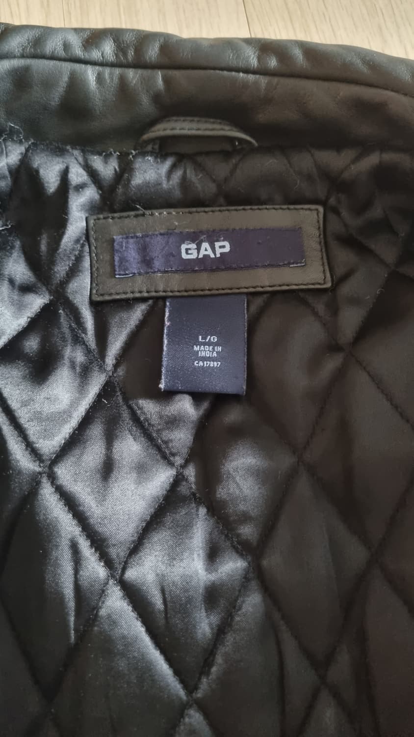 올드갭 레더 카코트 라지 상품이미지3