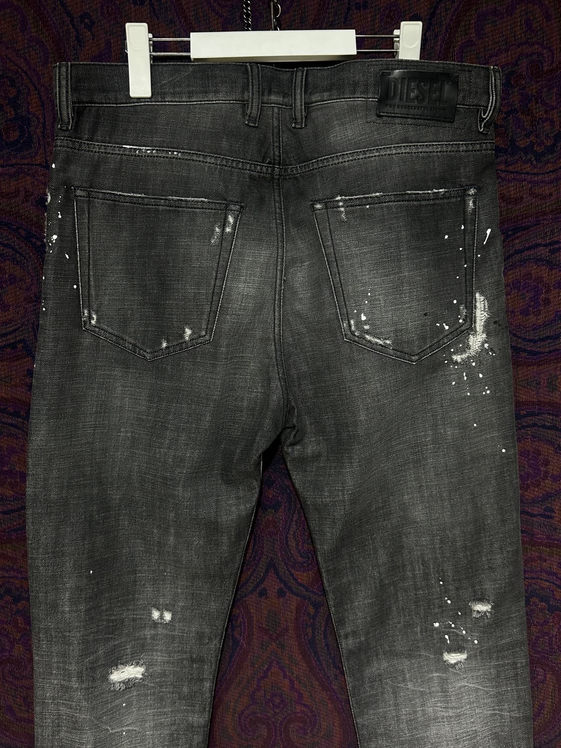 디젤 D-VIDER 데님 흑청 팬츠 신품 상품이미지9