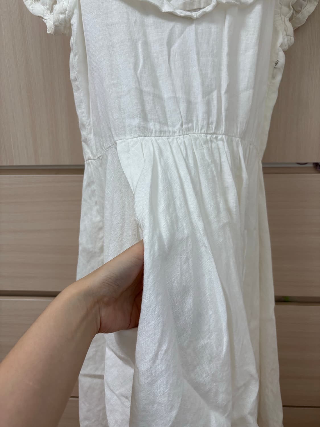 린넨 퍼프 원피스 상품이미지4