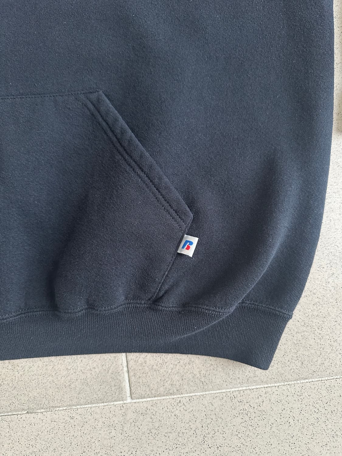 00s 빈티지 러셀 후드 블랙 XL 상품이미지3