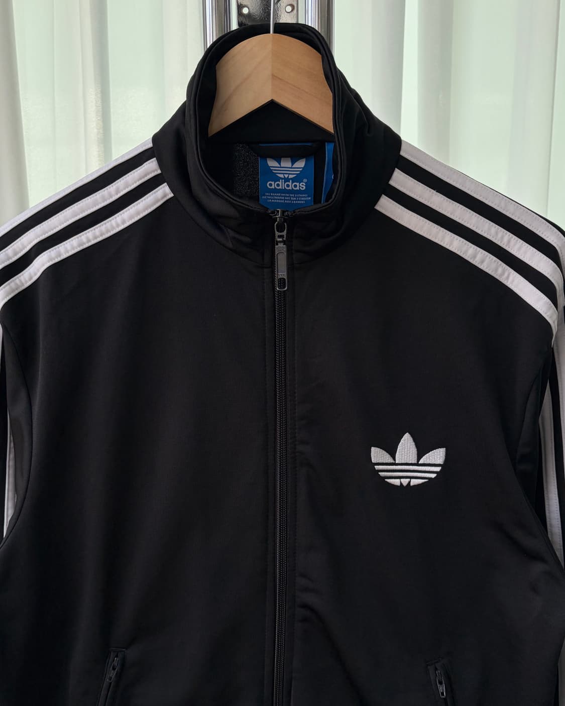 [M-L]아디다스 구형 파이어버드 블랙 트랙탑 져지 상품이미지4