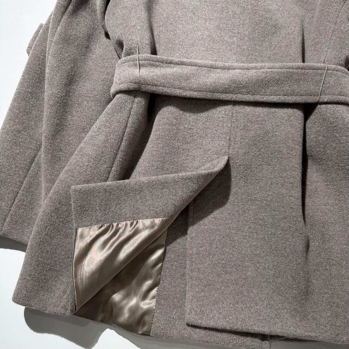 막스마라 울 앙고라 로브 더블 하프코트 상품이미지7