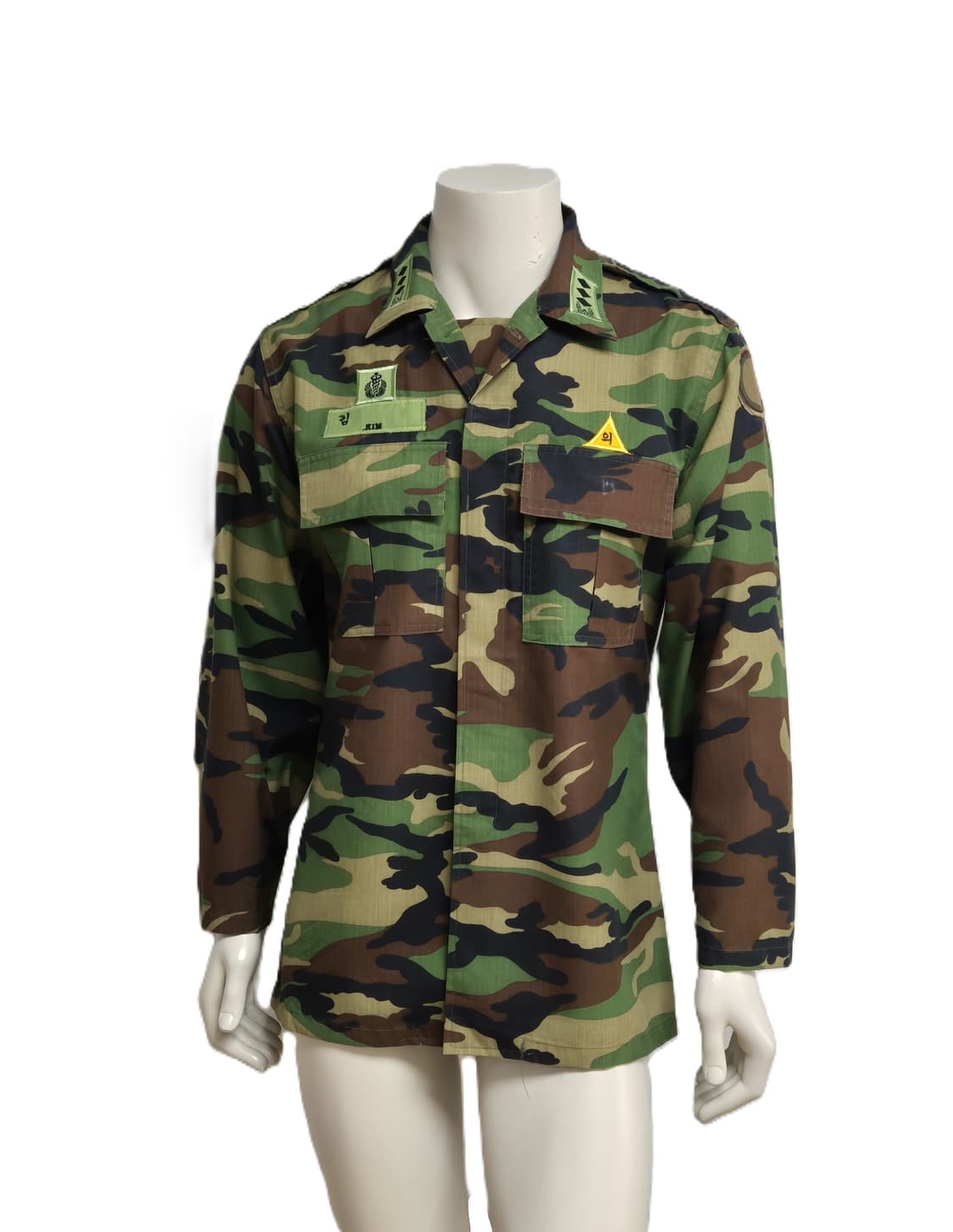 육군 구형 15사단 의무 대위 후기형 하계 전투복 상의 자켓 (M) 상품이미지1