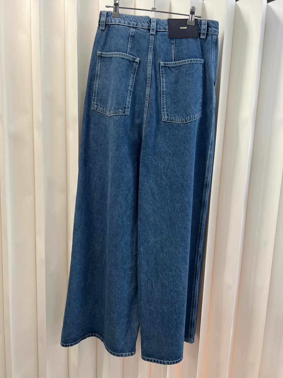 써네이 와이드 데님 팬츠 M, 30   상품이미지3