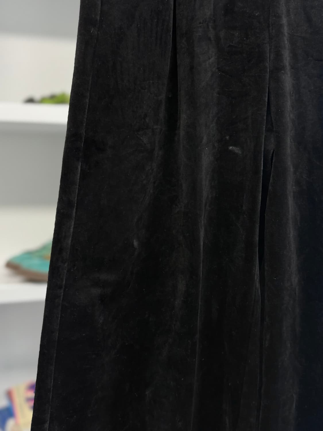 빈티지 벨루어 와이드 팬츠 상품이미지3