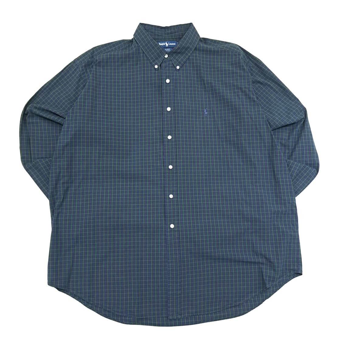 CN790 2XL 폴로 랄프로렌 모던블랙워치 타탄체크 긴팔 셔츠 남방 상품이미지1