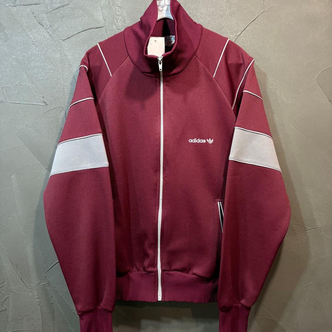[S] ADIDAS 아디다스 올드스쿨 버건디 트랙탑 져지 상품이미지1