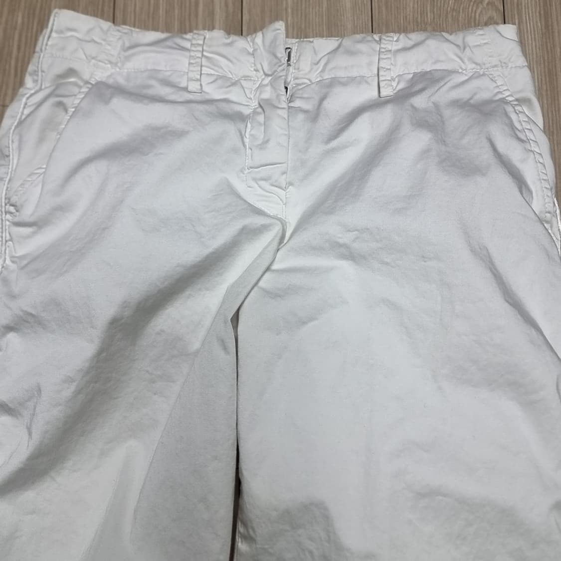 엠프리오 아르마니 화이트 면바지 여성용(64-84) 상품이미지4