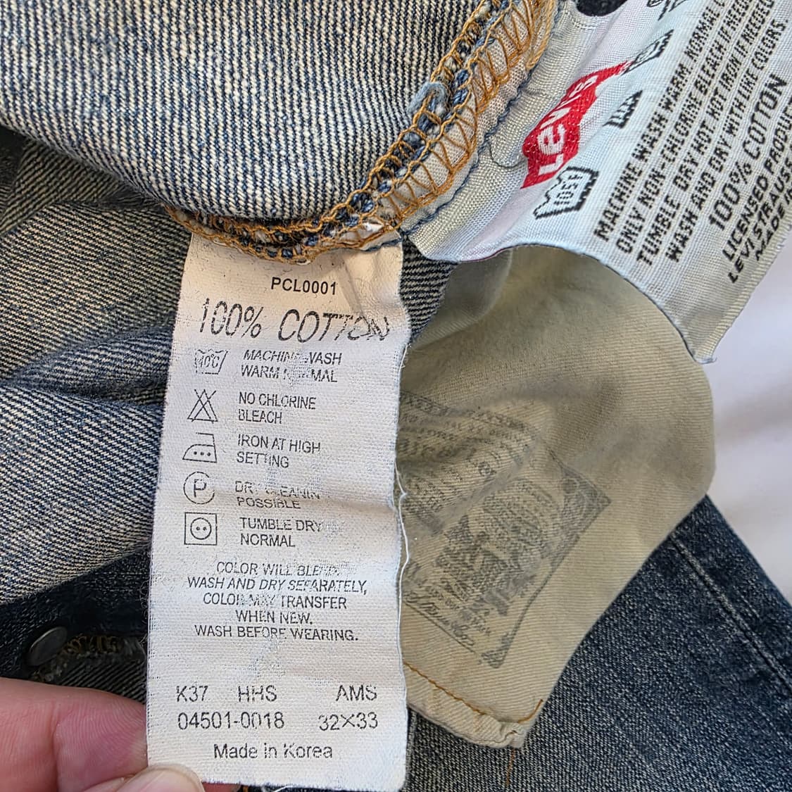 [32X33]00s 리바이스 LEVIS 501 데님팬츠 상품이미지4