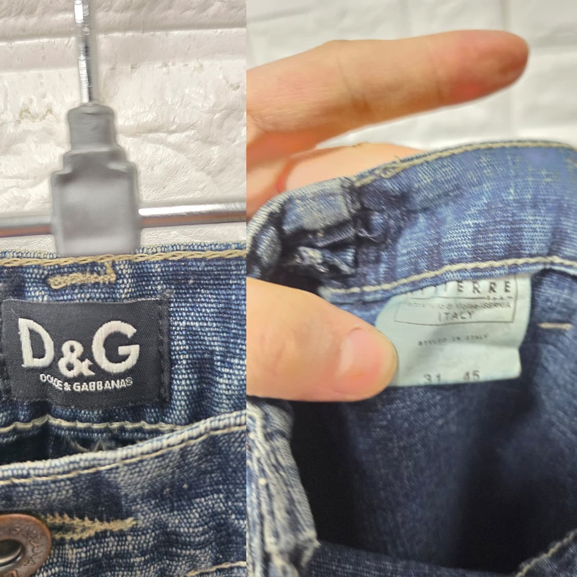 택포) 돌체앤가바나 부츠컷 데님 청바지 32인치 상품이미지2