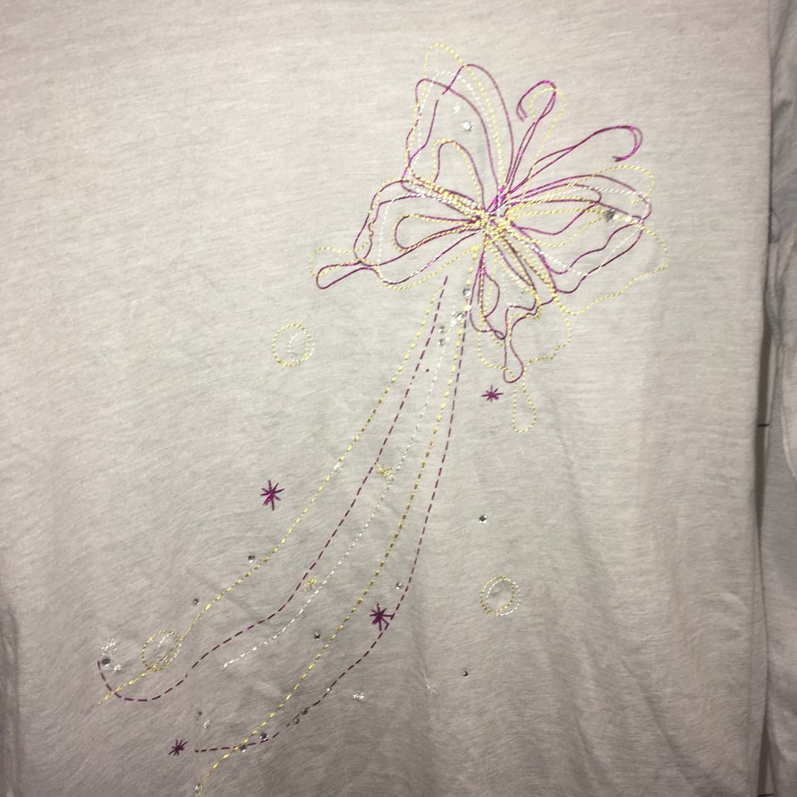 jpn vintage sora grey handwork t shirt 상품이미지3