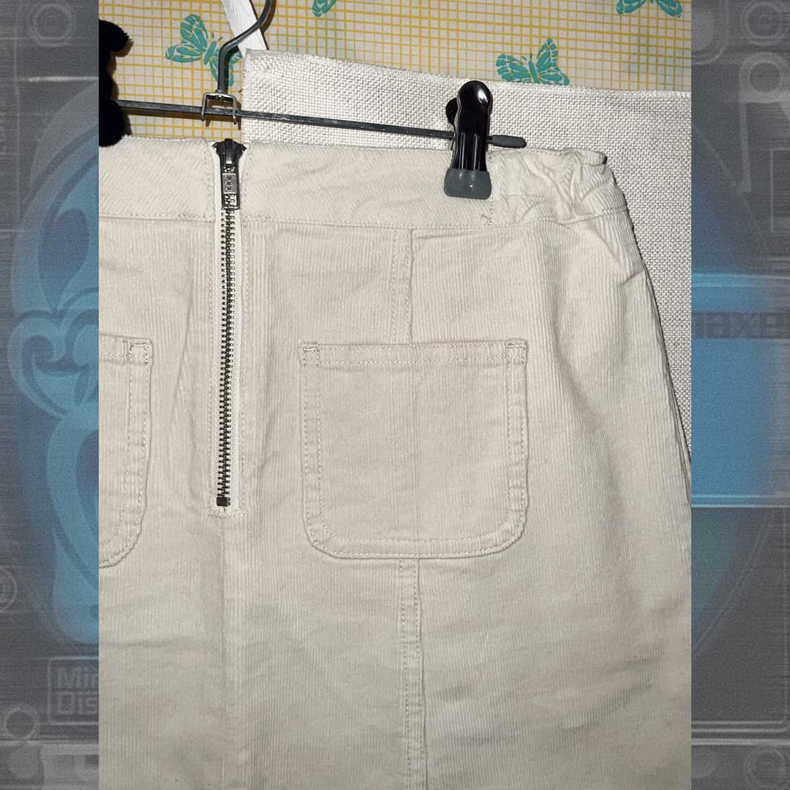 아이보리 코듀로이 미니 스커트 상품이미지8