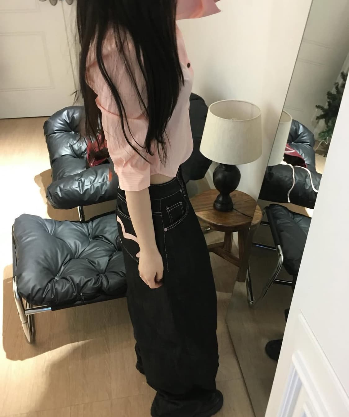 ootj 하트 스티치 데님 팬츠 s 상품이미지2