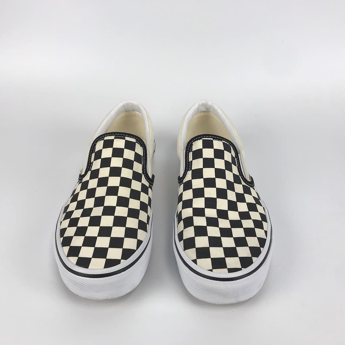 반스 아이보리 체커보드 슬립온 신발 남성265 상품이미지2